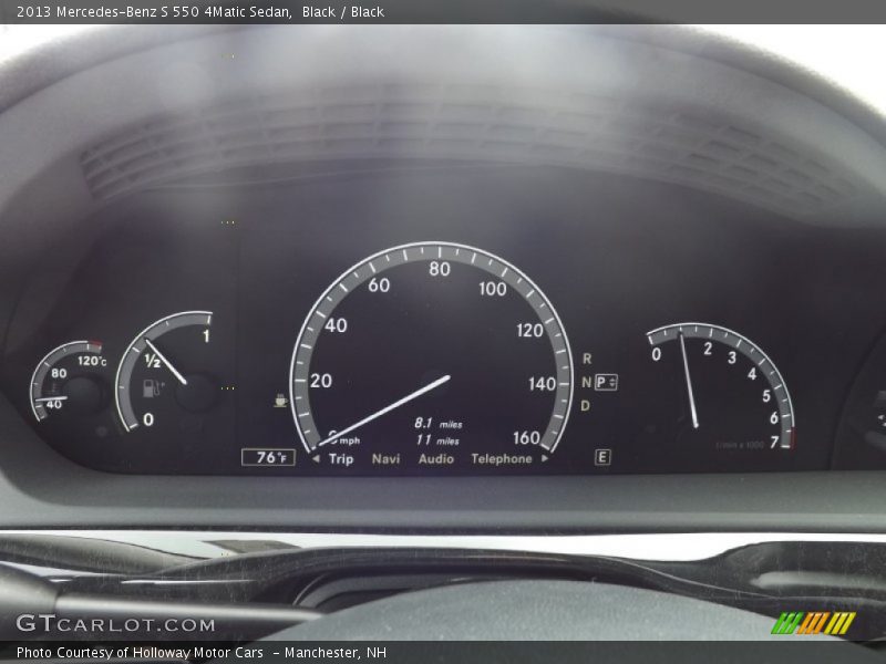 Black / Black 2013 Mercedes-Benz S 550 4Matic Sedan