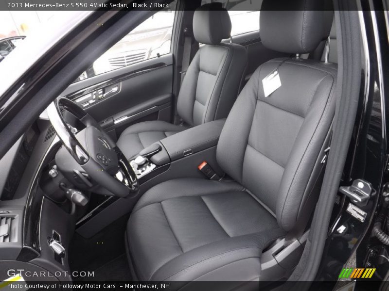 Black / Black 2013 Mercedes-Benz S 550 4Matic Sedan