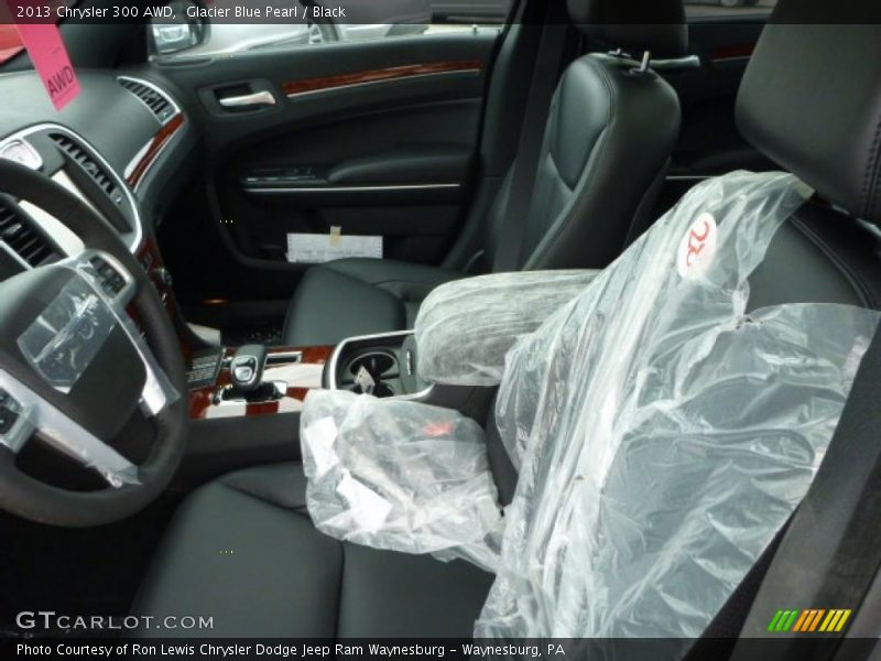 Glacier Blue Pearl / Black 2013 Chrysler 300 AWD