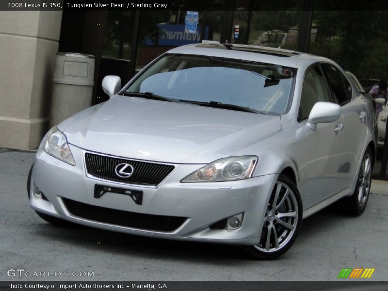 Tungsten Silver Pearl / Sterling Gray 2008 Lexus IS 350