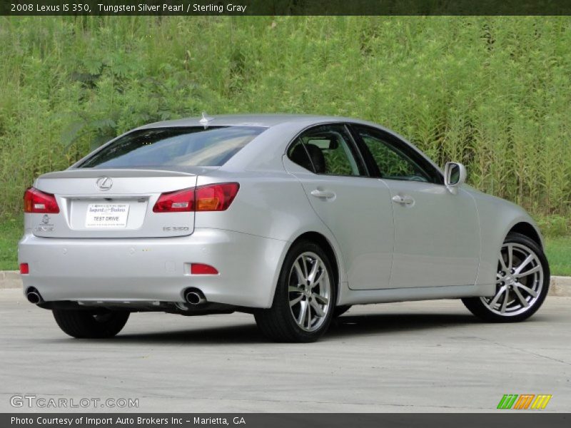 Tungsten Silver Pearl / Sterling Gray 2008 Lexus IS 350