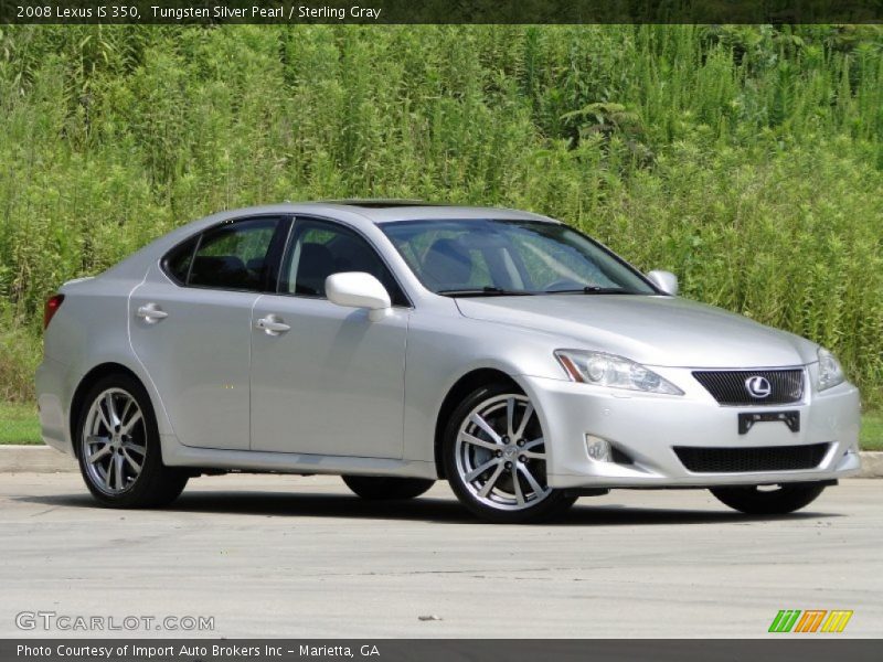 Tungsten Silver Pearl / Sterling Gray 2008 Lexus IS 350