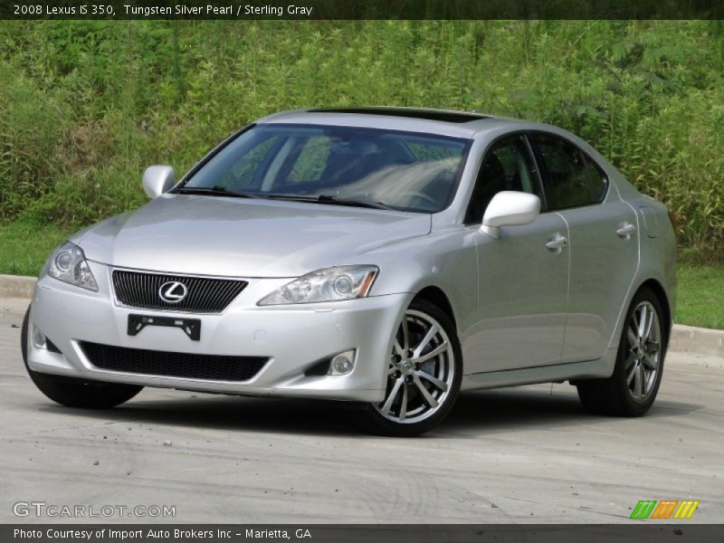 Tungsten Silver Pearl / Sterling Gray 2008 Lexus IS 350