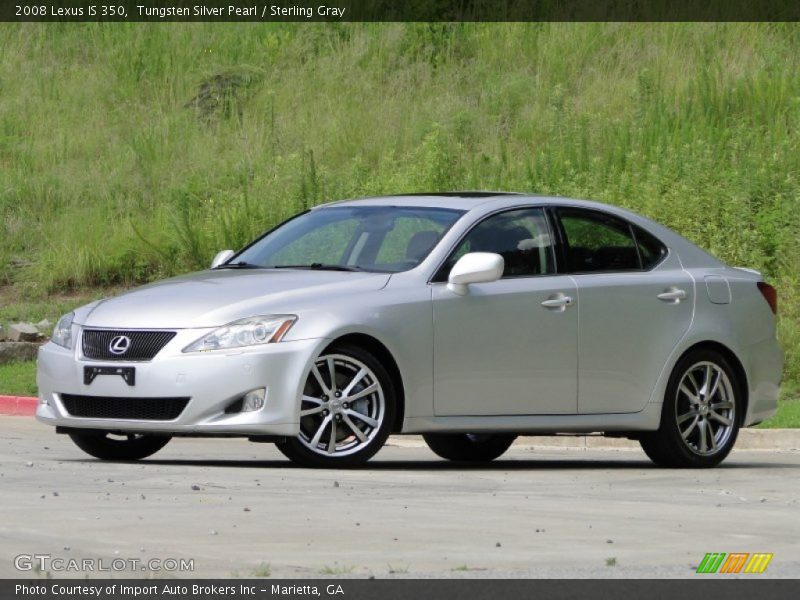 Tungsten Silver Pearl / Sterling Gray 2008 Lexus IS 350