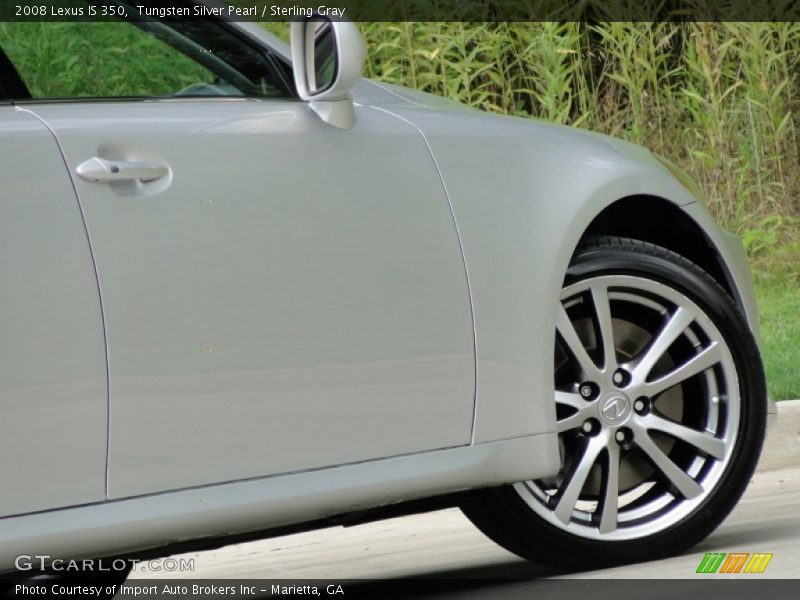 Tungsten Silver Pearl / Sterling Gray 2008 Lexus IS 350