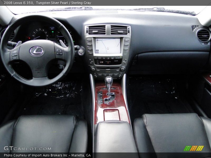 Tungsten Silver Pearl / Sterling Gray 2008 Lexus IS 350