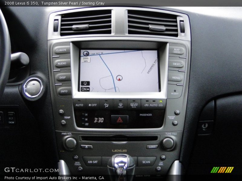 Tungsten Silver Pearl / Sterling Gray 2008 Lexus IS 350