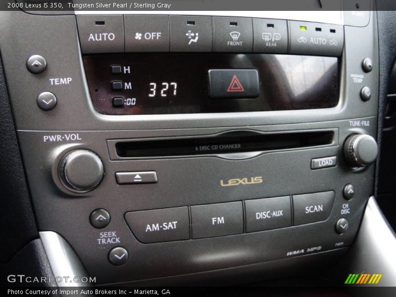 Tungsten Silver Pearl / Sterling Gray 2008 Lexus IS 350