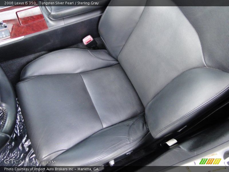 Tungsten Silver Pearl / Sterling Gray 2008 Lexus IS 350
