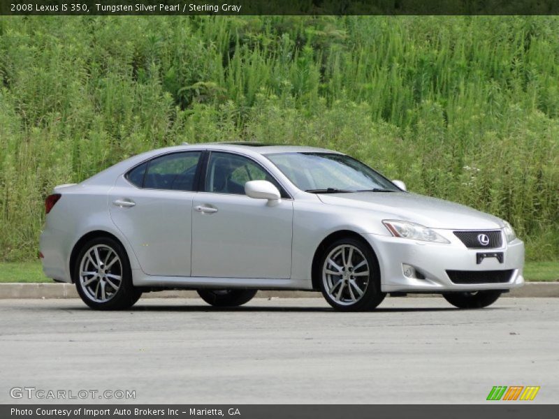 Tungsten Silver Pearl / Sterling Gray 2008 Lexus IS 350
