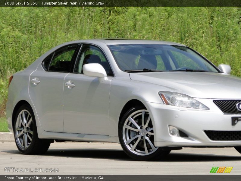 Tungsten Silver Pearl / Sterling Gray 2008 Lexus IS 350