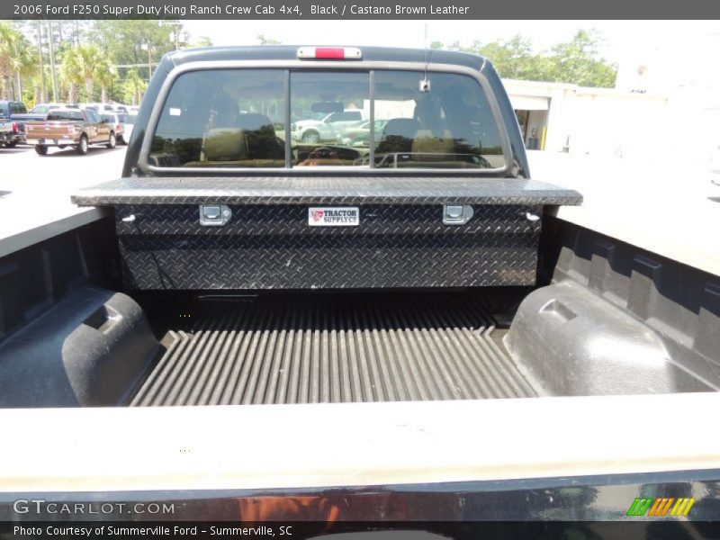Black / Castano Brown Leather 2006 Ford F250 Super Duty King Ranch Crew Cab 4x4