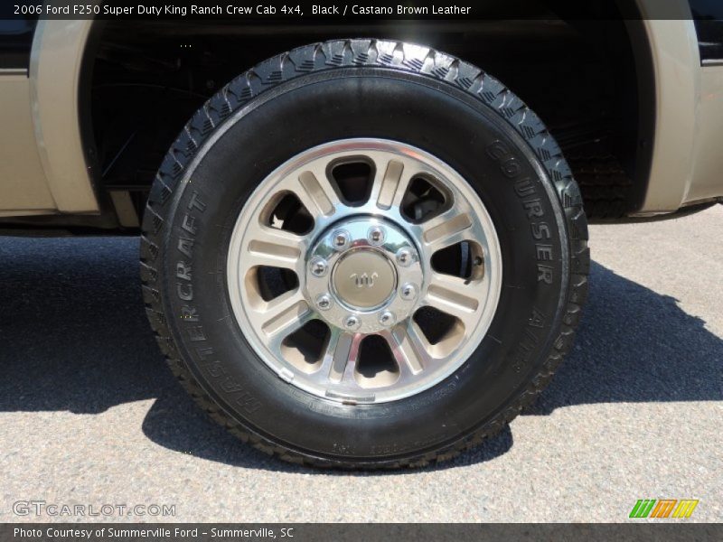 Black / Castano Brown Leather 2006 Ford F250 Super Duty King Ranch Crew Cab 4x4