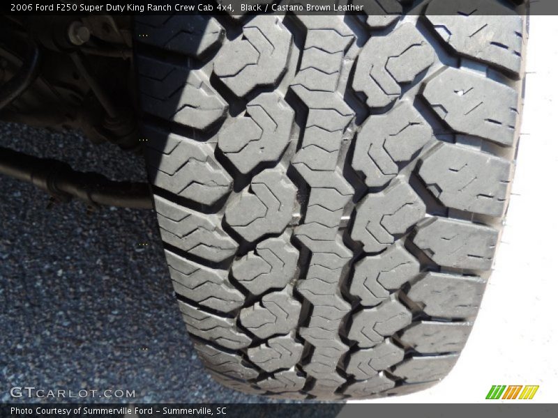 Black / Castano Brown Leather 2006 Ford F250 Super Duty King Ranch Crew Cab 4x4