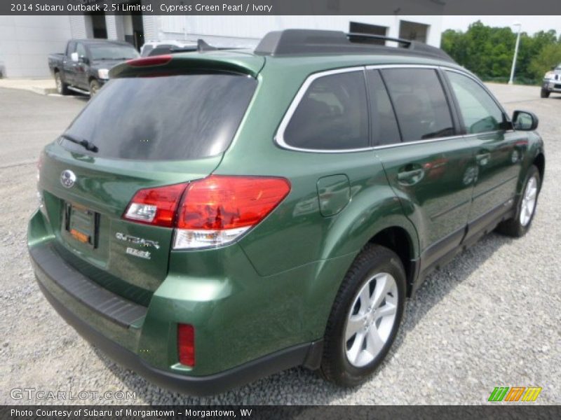 Cypress Green Pearl / Ivory 2014 Subaru Outback 2.5i Limited