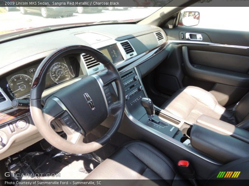 Sangria Red Metallic / Charcoal Black 2009 Lincoln MKS Sedan