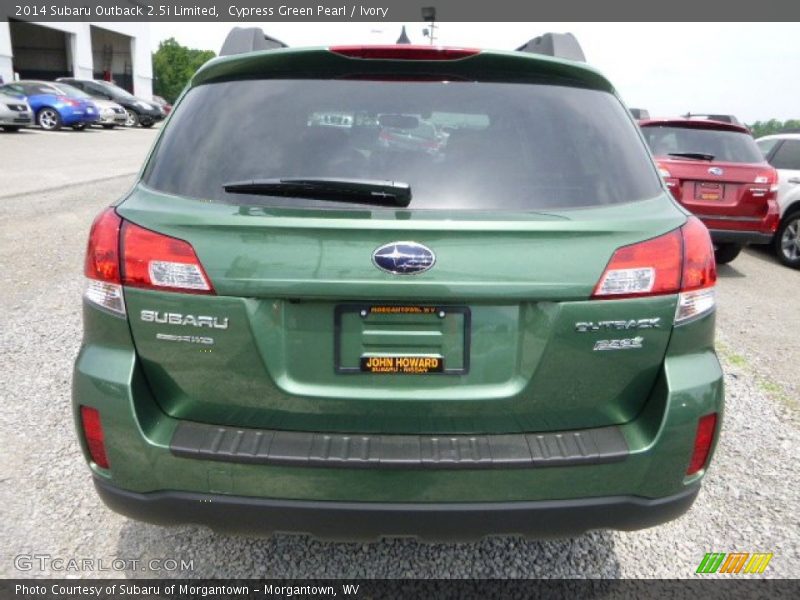 Cypress Green Pearl / Ivory 2014 Subaru Outback 2.5i Limited