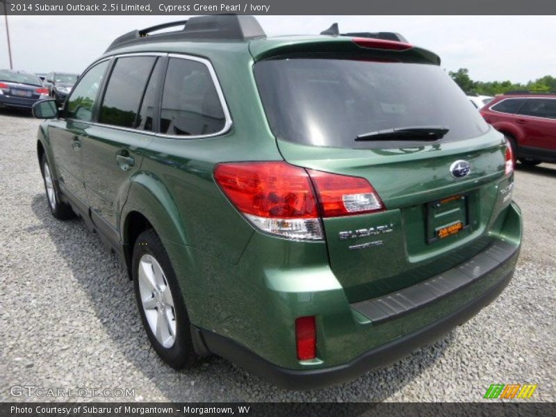 Cypress Green Pearl / Ivory 2014 Subaru Outback 2.5i Limited
