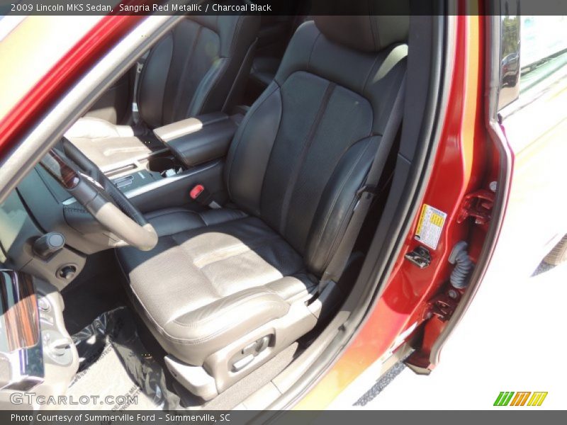 Sangria Red Metallic / Charcoal Black 2009 Lincoln MKS Sedan