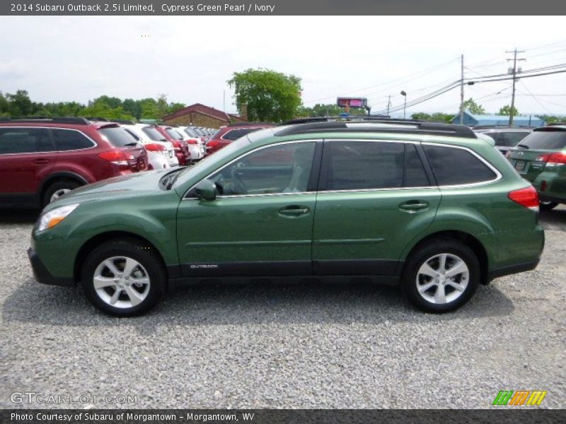  2014 Outback 2.5i Limited Cypress Green Pearl