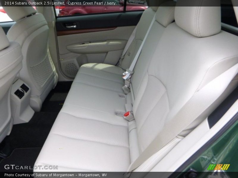 Rear Seat of 2014 Outback 2.5i Limited