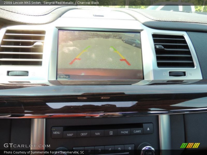 Sangria Red Metallic / Charcoal Black 2009 Lincoln MKS Sedan