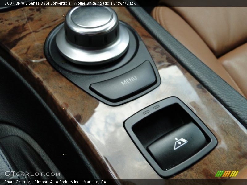 Alpine White / Saddle Brown/Black 2007 BMW 3 Series 335i Convertible