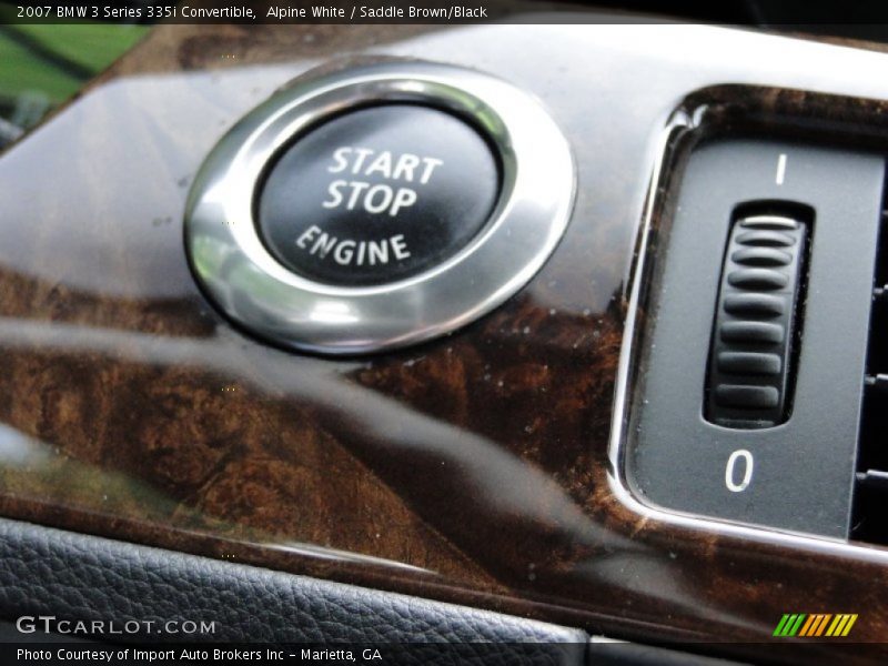 Alpine White / Saddle Brown/Black 2007 BMW 3 Series 335i Convertible