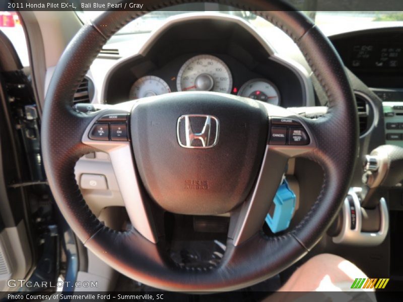 Bali Blue Pearl / Gray 2011 Honda Pilot EX-L