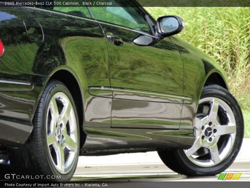 Black / Charcoal 2005 Mercedes-Benz CLK 500 Cabriolet