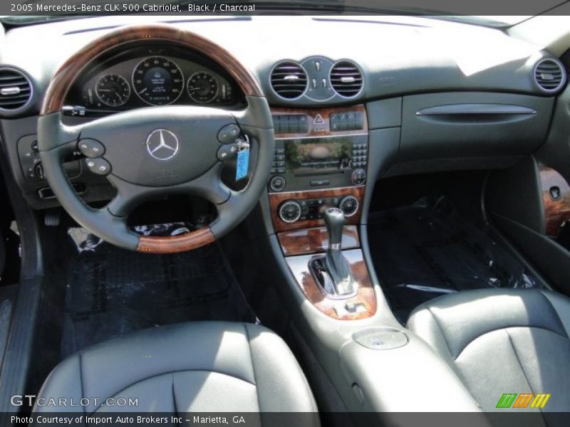 Black / Charcoal 2005 Mercedes-Benz CLK 500 Cabriolet