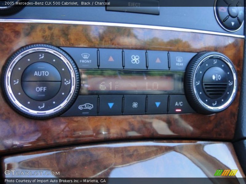 Black / Charcoal 2005 Mercedes-Benz CLK 500 Cabriolet