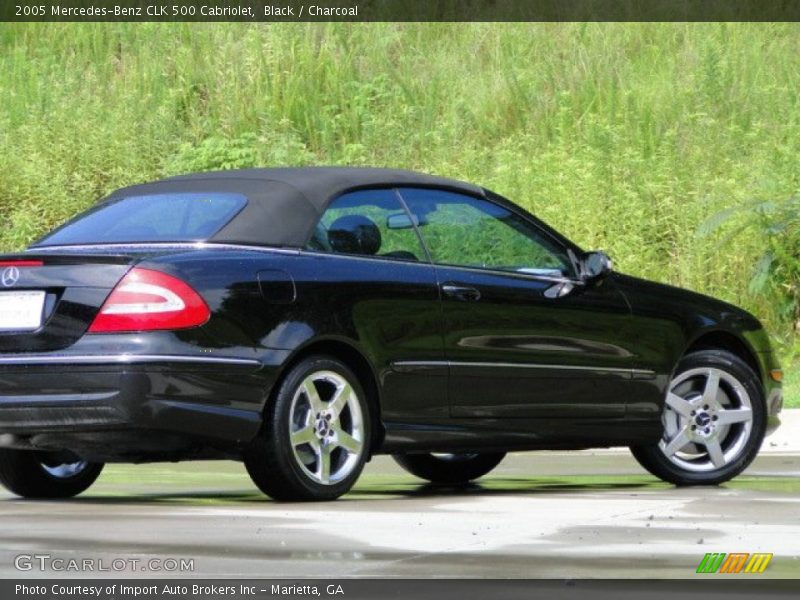 Black / Charcoal 2005 Mercedes-Benz CLK 500 Cabriolet