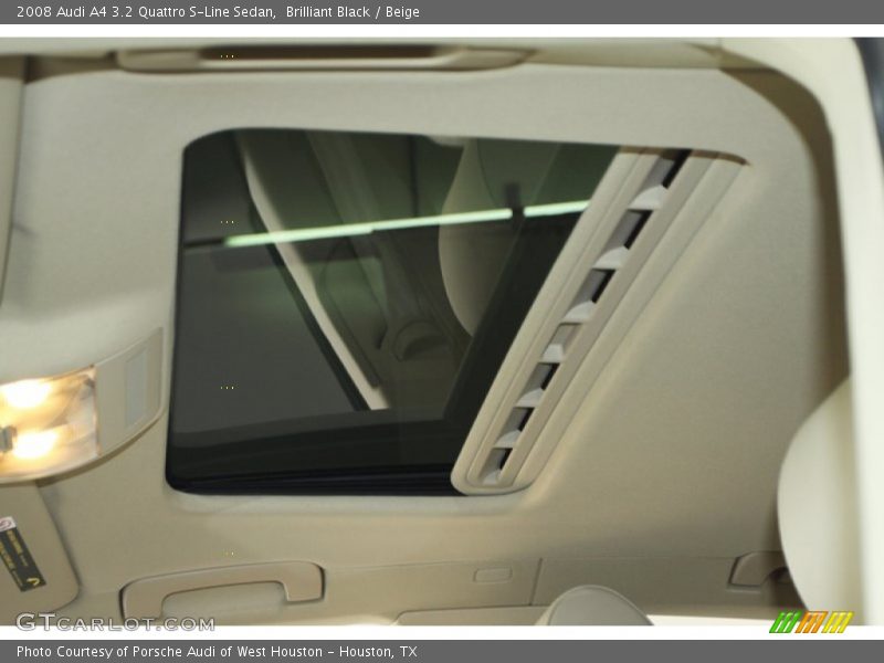 Brilliant Black / Beige 2008 Audi A4 3.2 Quattro S-Line Sedan