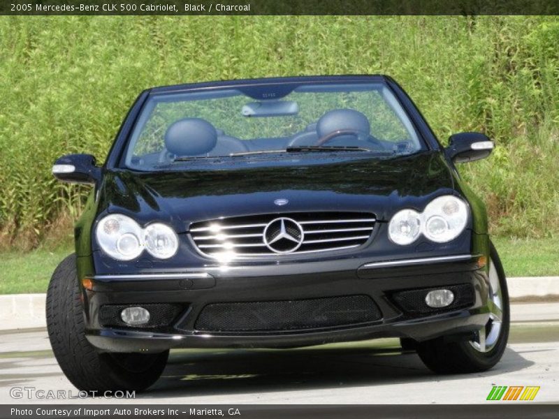 Black / Charcoal 2005 Mercedes-Benz CLK 500 Cabriolet
