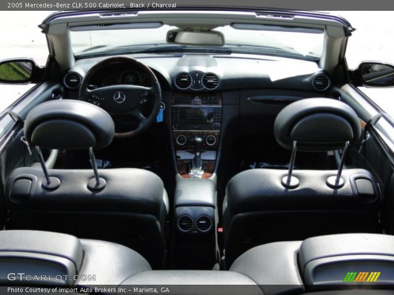 Black / Charcoal 2005 Mercedes-Benz CLK 500 Cabriolet