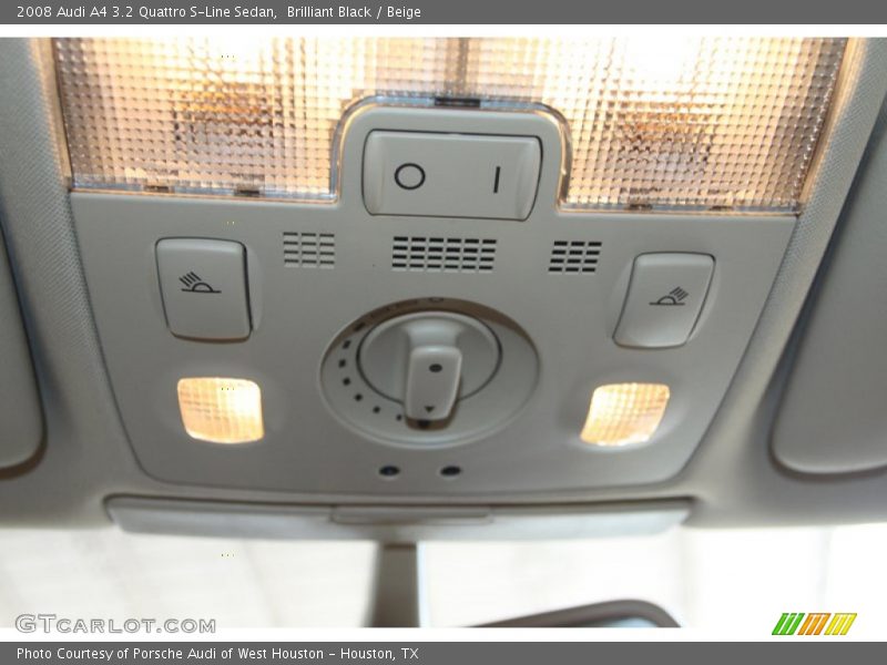 Brilliant Black / Beige 2008 Audi A4 3.2 Quattro S-Line Sedan