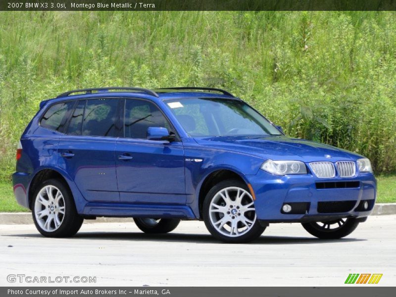 Montego Blue Metallic / Terra 2007 BMW X3 3.0si