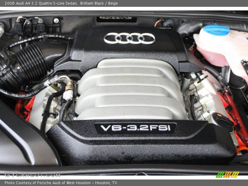 Brilliant Black / Beige 2008 Audi A4 3.2 Quattro S-Line Sedan