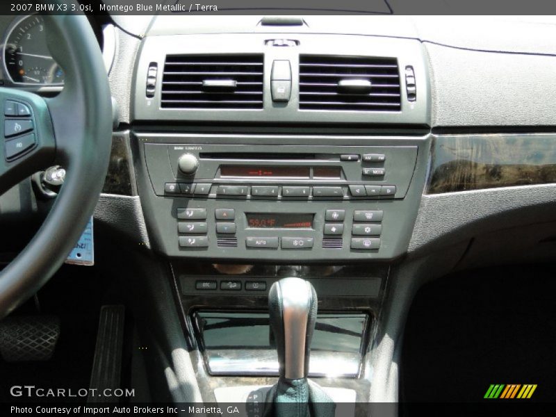 Montego Blue Metallic / Terra 2007 BMW X3 3.0si