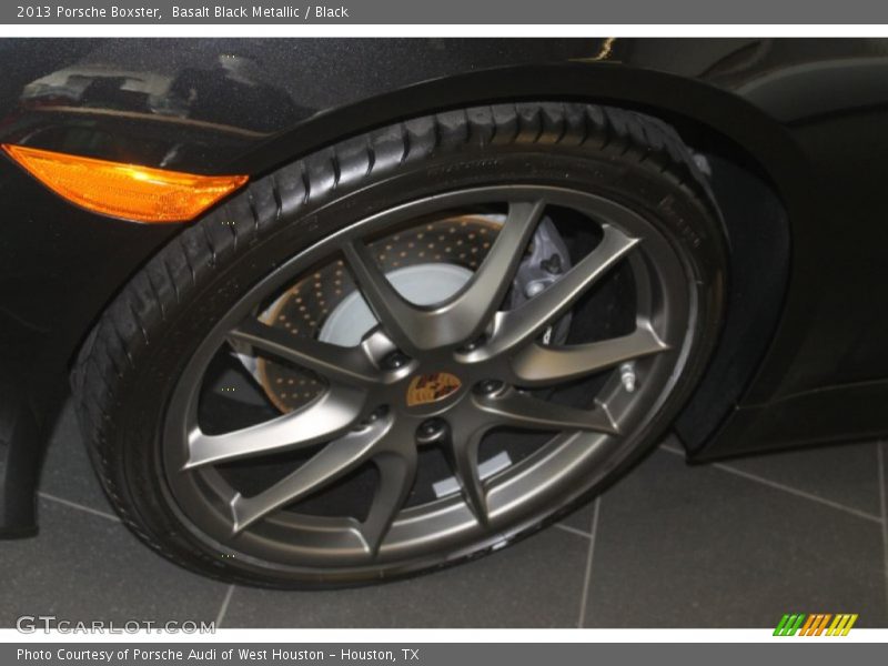 Basalt Black Metallic / Black 2013 Porsche Boxster