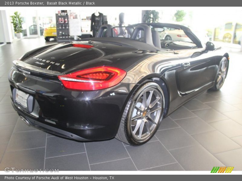 Basalt Black Metallic / Black 2013 Porsche Boxster