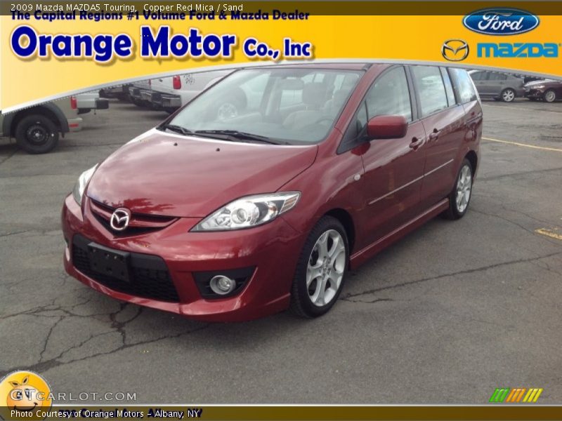 Copper Red Mica / Sand 2009 Mazda MAZDA5 Touring
