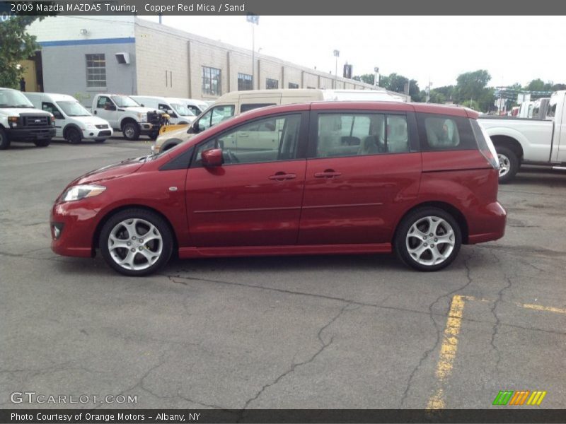 Copper Red Mica / Sand 2009 Mazda MAZDA5 Touring