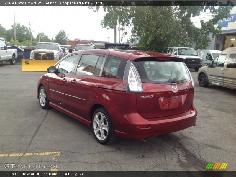 Copper Red Mica / Sand 2009 Mazda MAZDA5 Touring