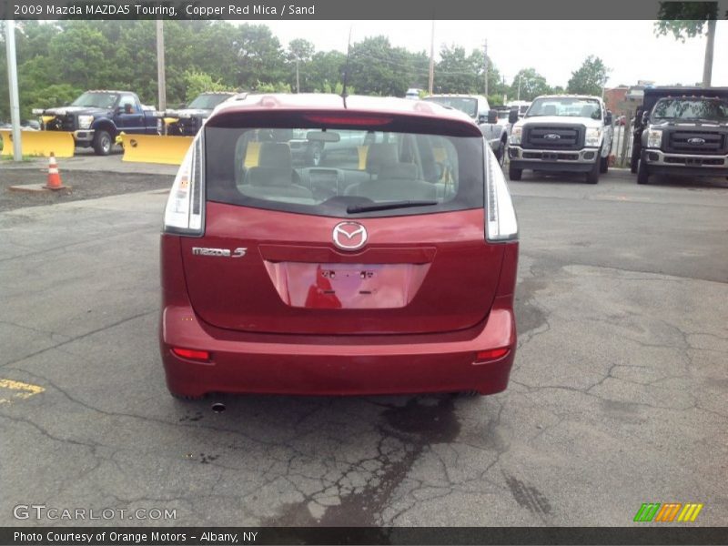 Copper Red Mica / Sand 2009 Mazda MAZDA5 Touring