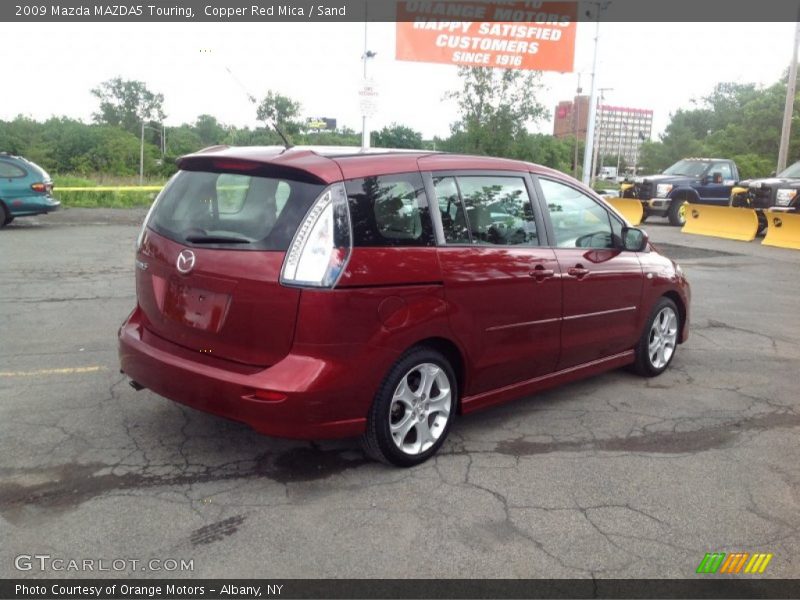 Copper Red Mica / Sand 2009 Mazda MAZDA5 Touring