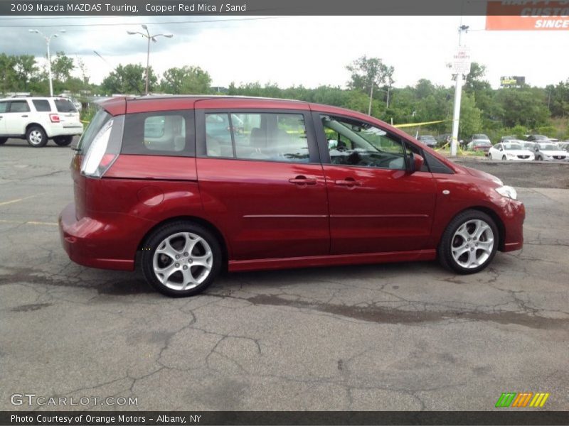 Copper Red Mica / Sand 2009 Mazda MAZDA5 Touring