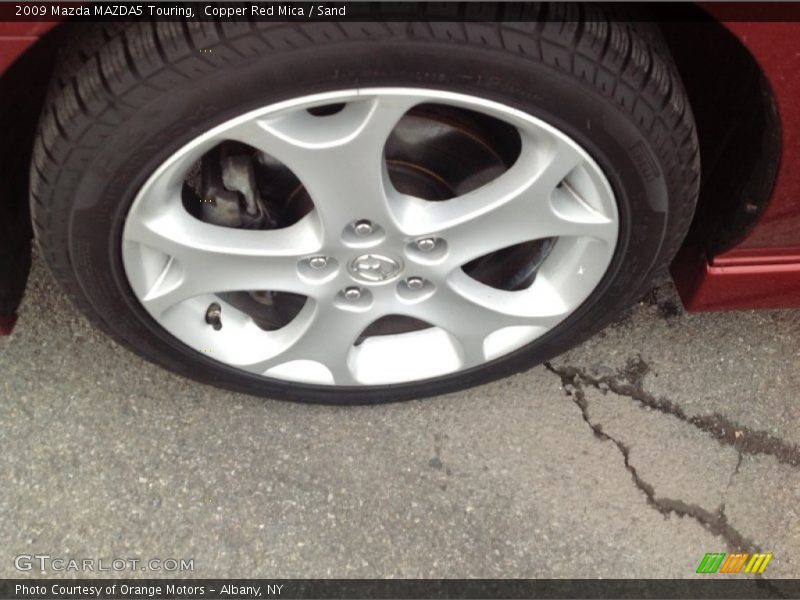 Copper Red Mica / Sand 2009 Mazda MAZDA5 Touring