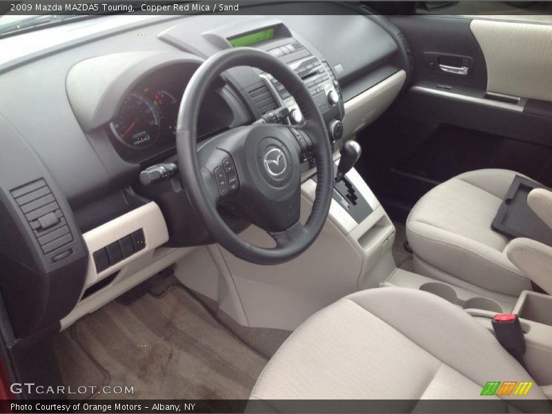 Copper Red Mica / Sand 2009 Mazda MAZDA5 Touring